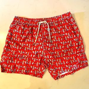 MC2 Saint Barth Mens micro Gin Gym print Swim Shorts